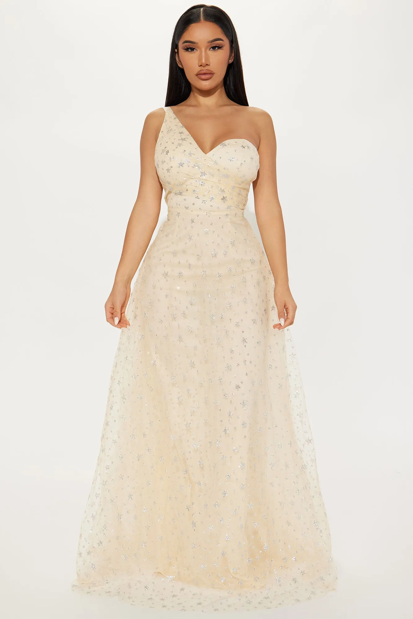 All The Stars Tulle Maxi Dress - Cream