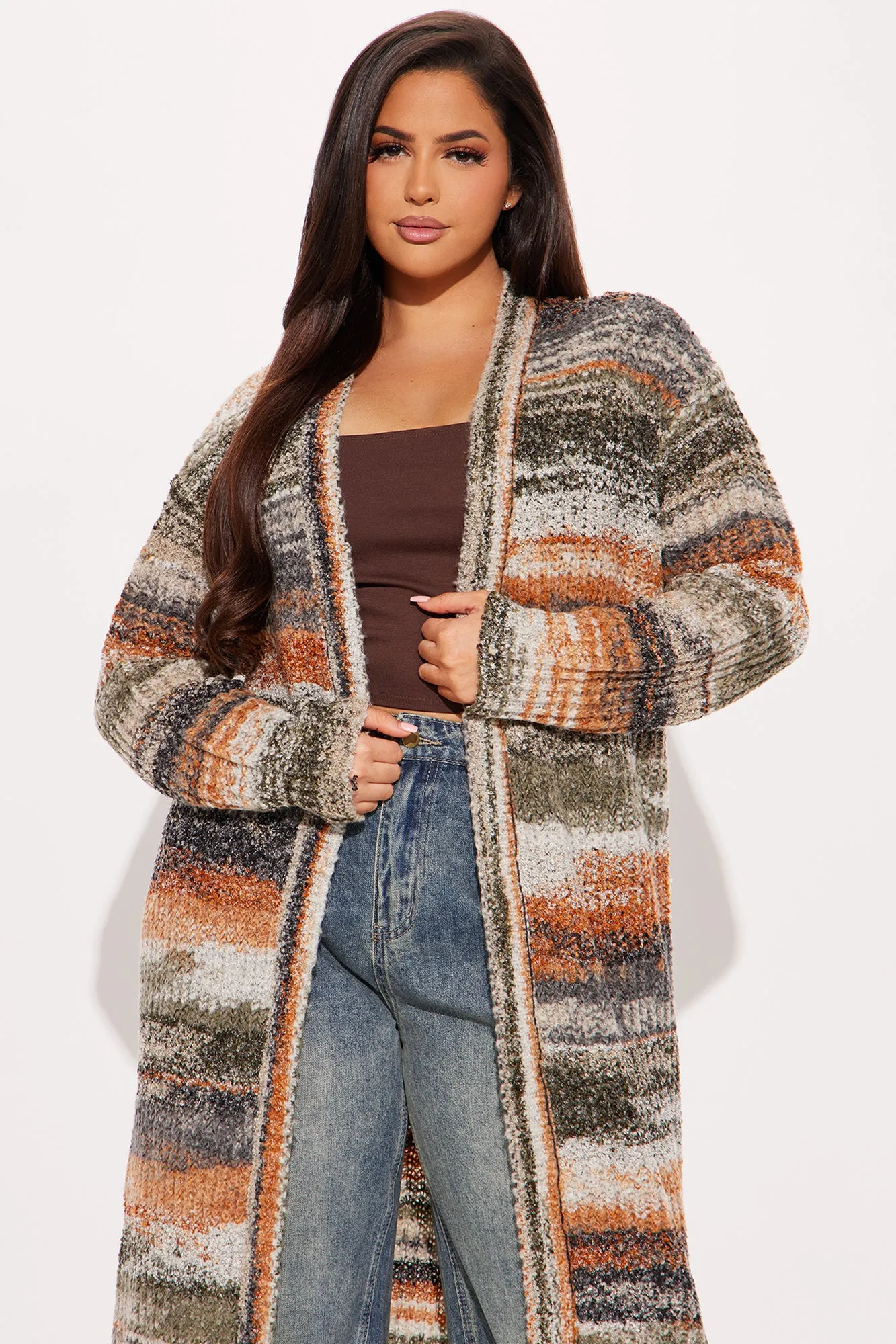 Autumn Leaves Cardigan - Multi Color