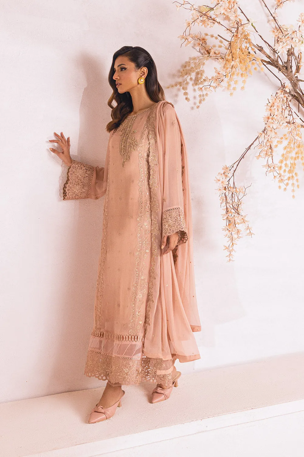 Azure Luxe Eid Embroidered Formal Collection – Majestic Glow