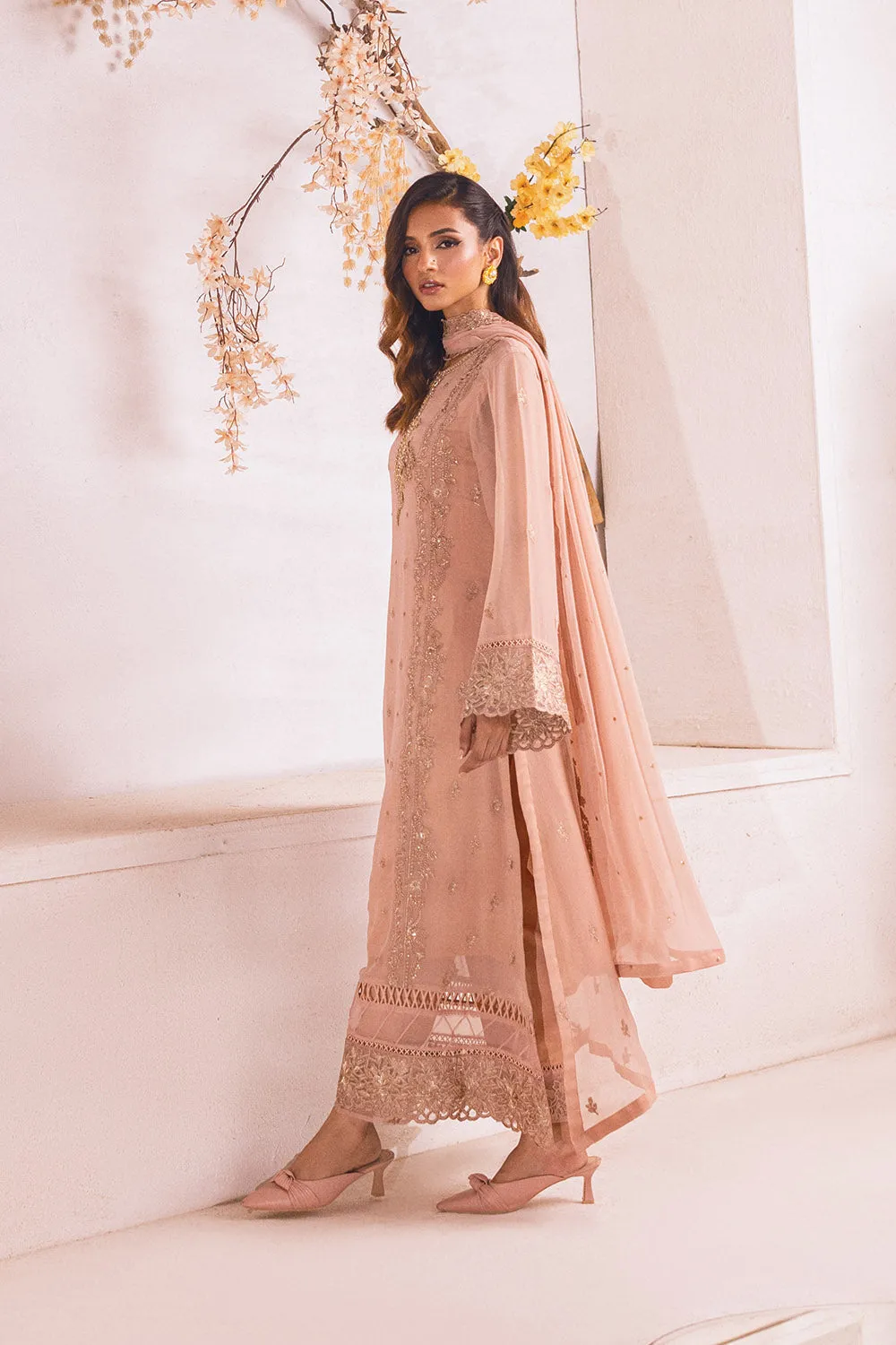 Azure Luxe Eid Embroidered Formal Collection – Majestic Glow