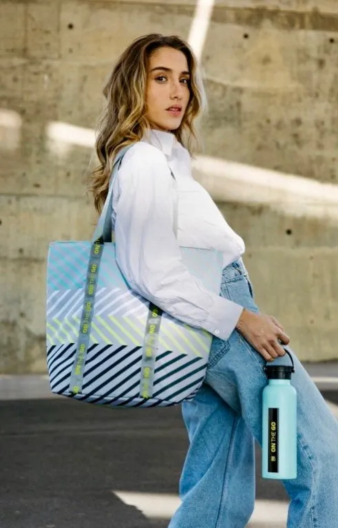 Bolsa Portalimentos / Shopper on the go, en tonos fluor.