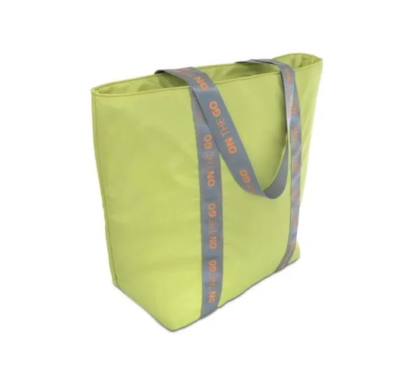 Bolsa Portalimentos / Shopper on the go, en tonos fluor.