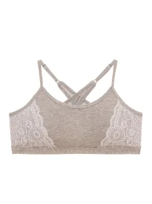 Bralette De Espalda Cruzada Para Preadolescentes Trendsetter