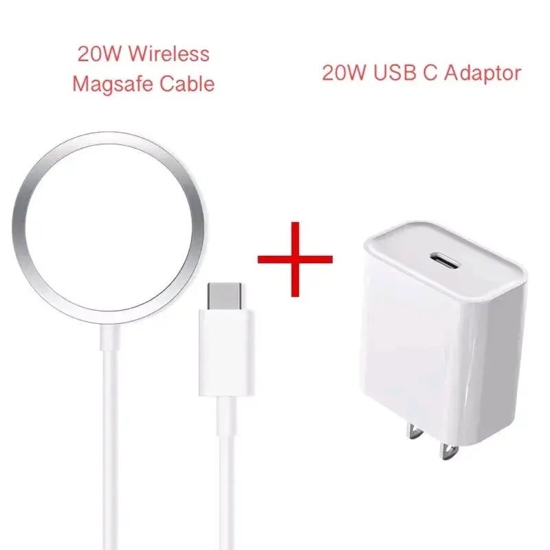 Cargador Wireless Magsafe   Adaptador para Iphone de 20 W