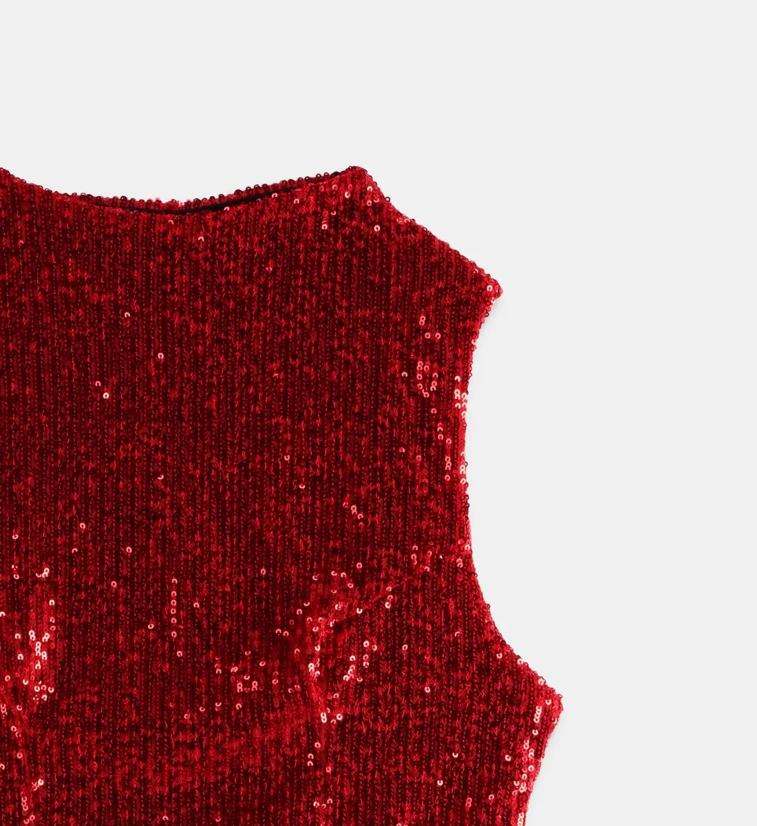 Carla Shimmer Red Tops