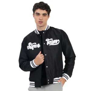 CHAMARRA PARA HOMBRE NYLON BOMBER WITH EMBROIDERY FOREVER 21