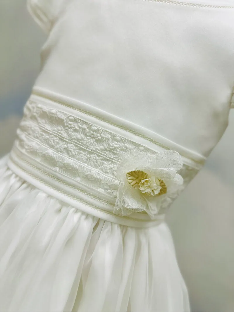 Classic First Communion Dress Grecia