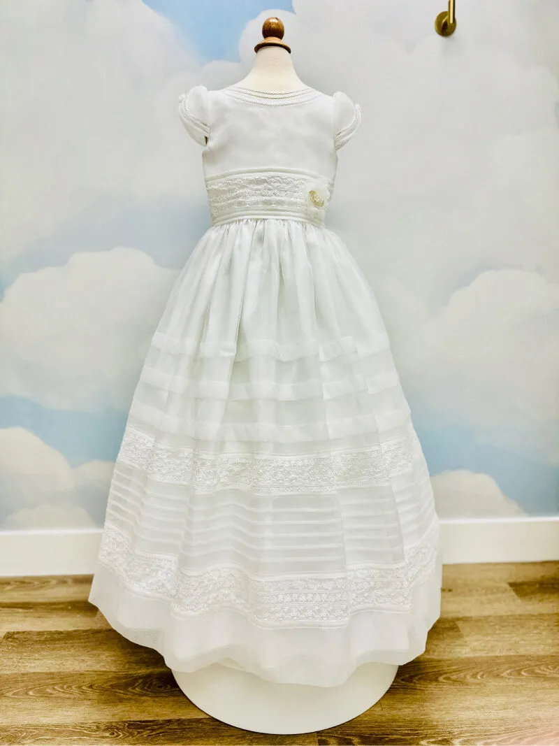 Classic First Communion Dress Grecia