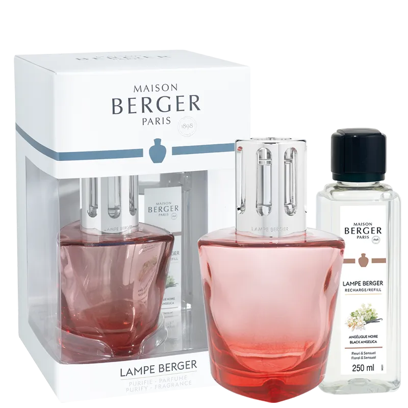 Cofre Lampara Catalítica Berger   Perfume Terra Rouge