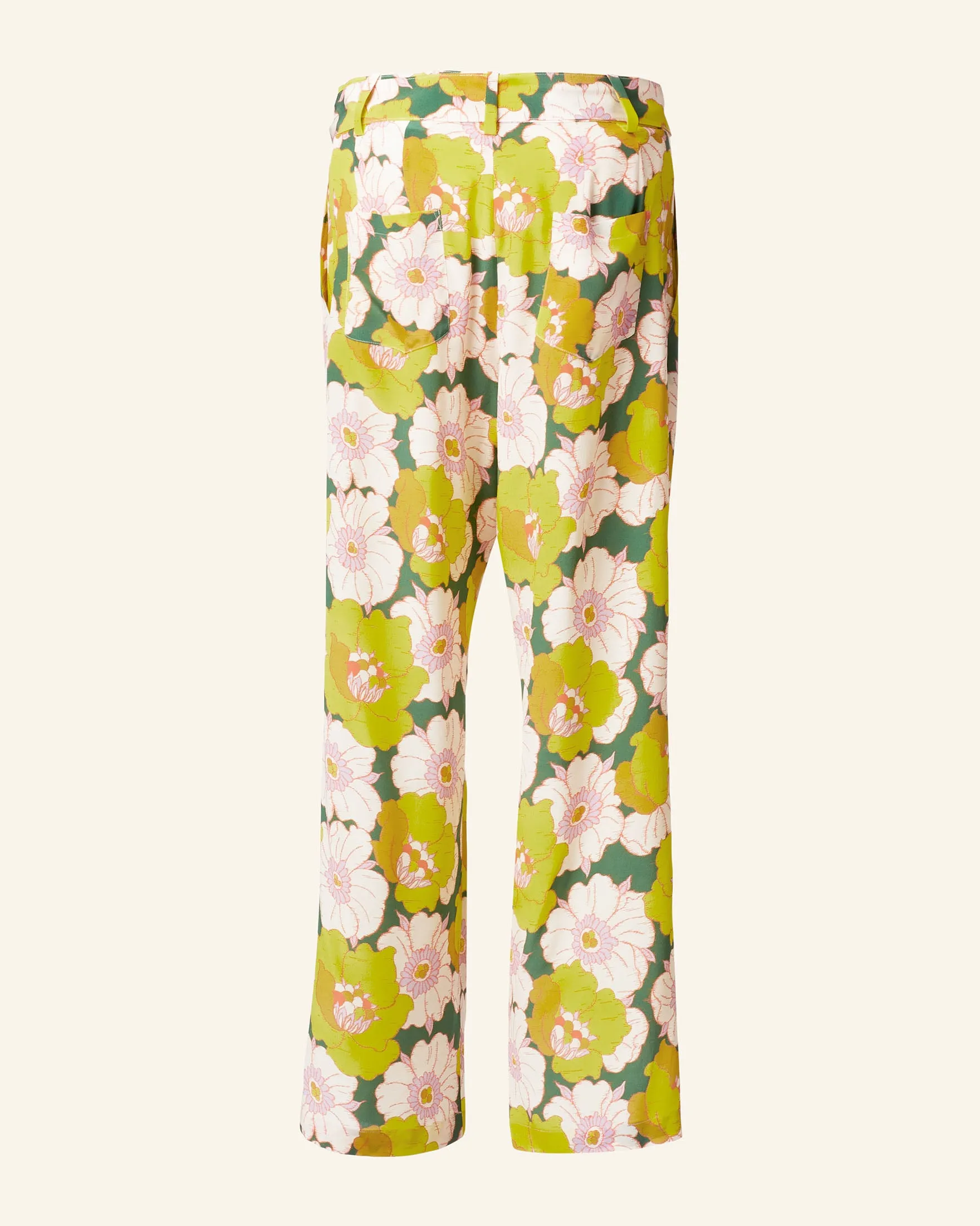 Colette Citrus Blossom Silk Pant