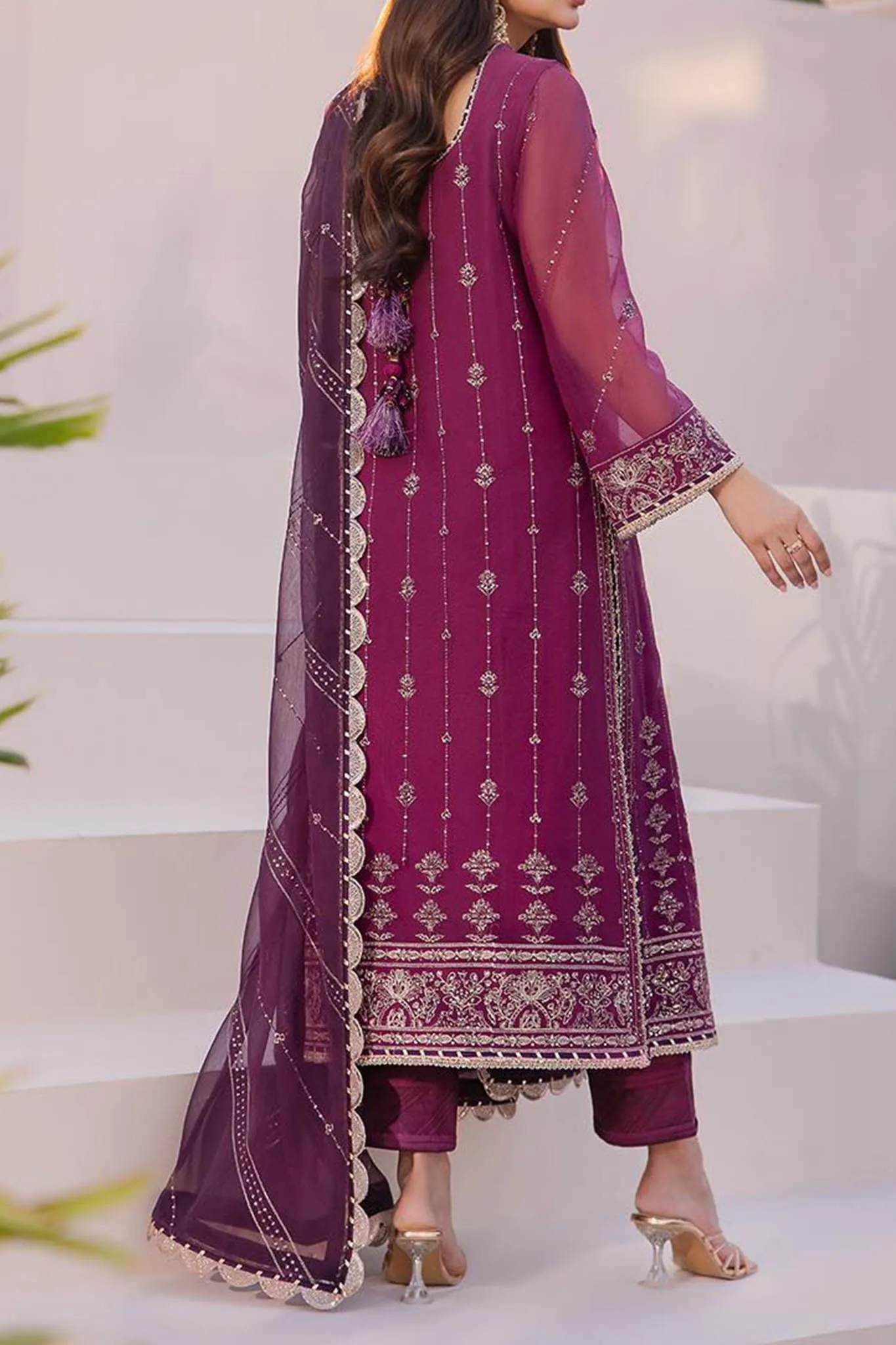 Dhanak Rang By Asim Jofa Unstitched 3 Piece Formals Collection'2024-AJCF-19