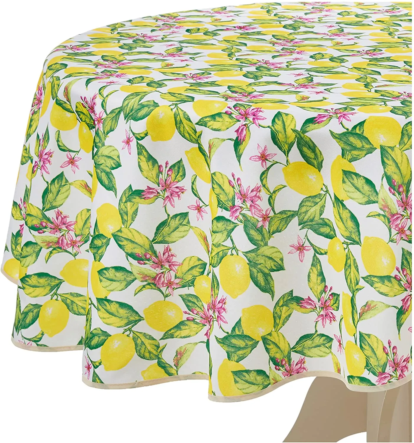 European Lemon Citrus Floral Pattern Tablecloths