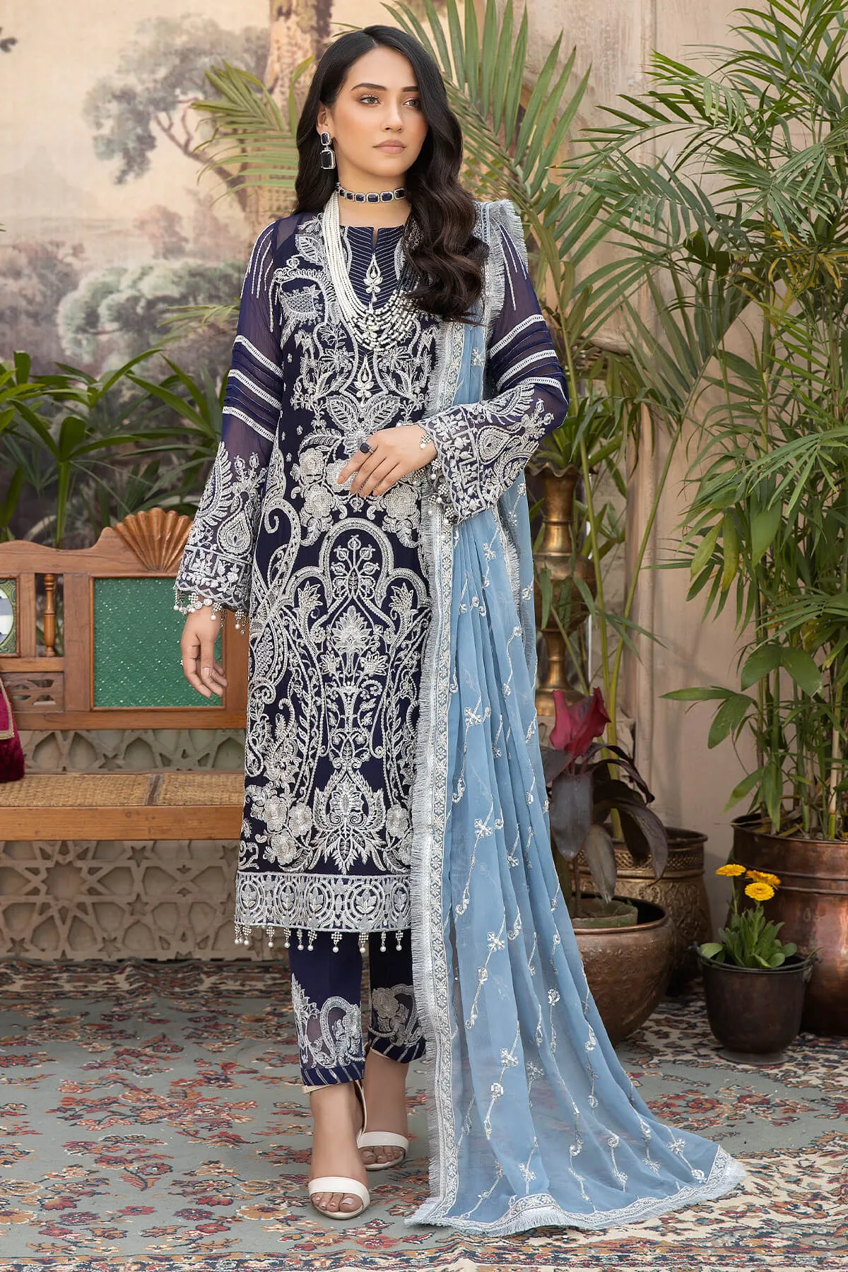 Exquise Majestic by Imrozia Unstitched 3 Piece Chiffon Collection'2023-M-26-Vasl