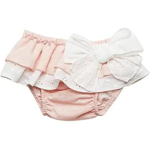 Girls Pink Frill Bloomers