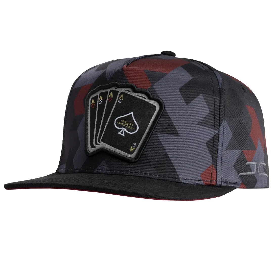 Gorra JC HATS Poker Camo Red