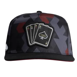 Gorra JC HATS Poker Camo Red