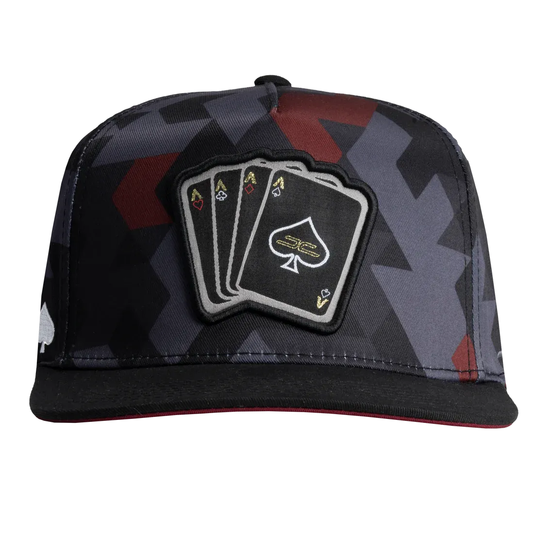 Gorra JC HATS Poker Camo Red