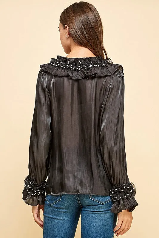 PEARLS COLLAR TUNIC