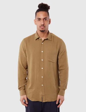 Portuguese Flannel Seda Shirt - Olive