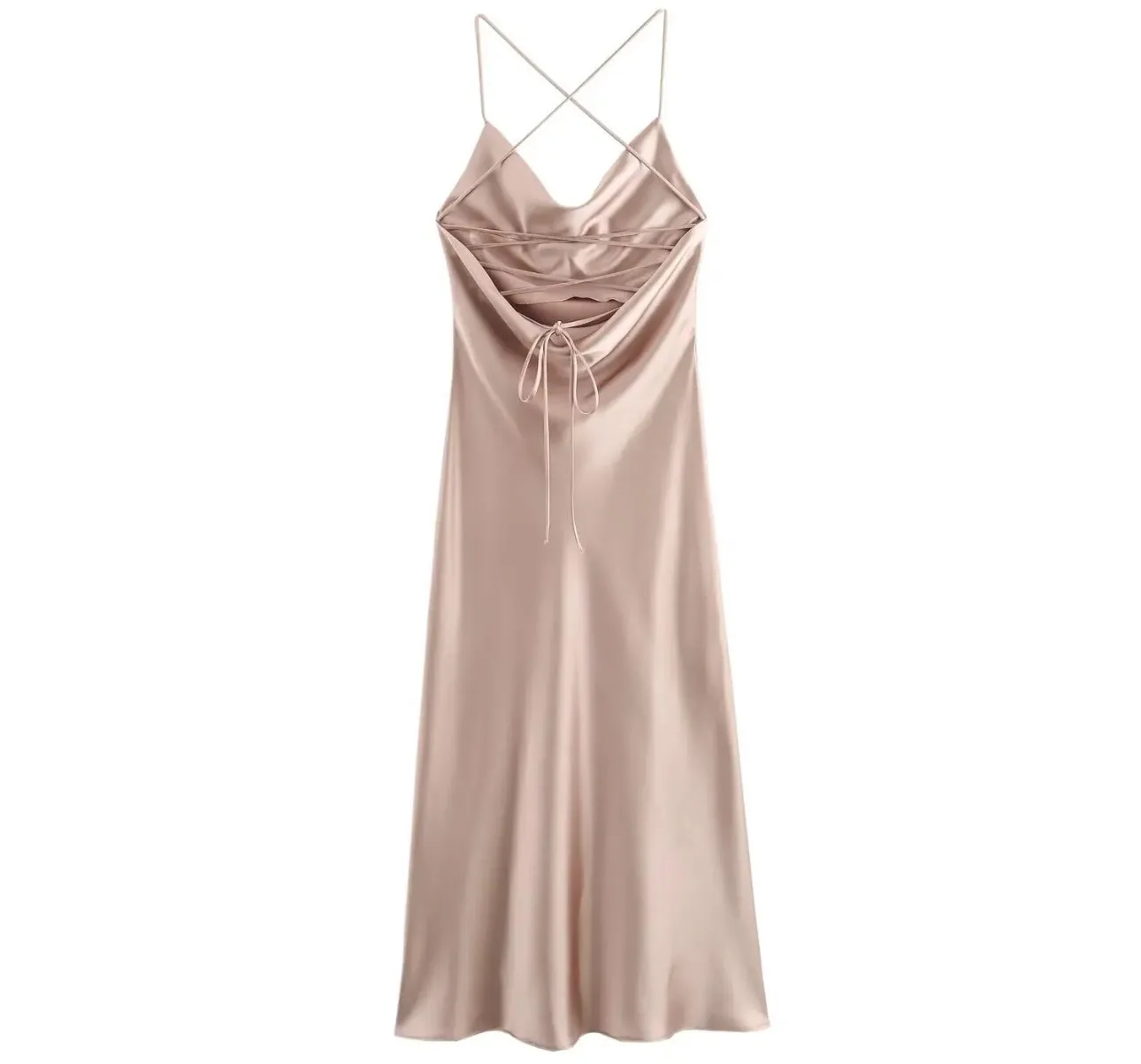 Satin sens dress