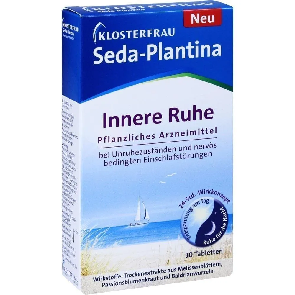 Seda-Plantina, Valerian root, lemon balm, passion flower