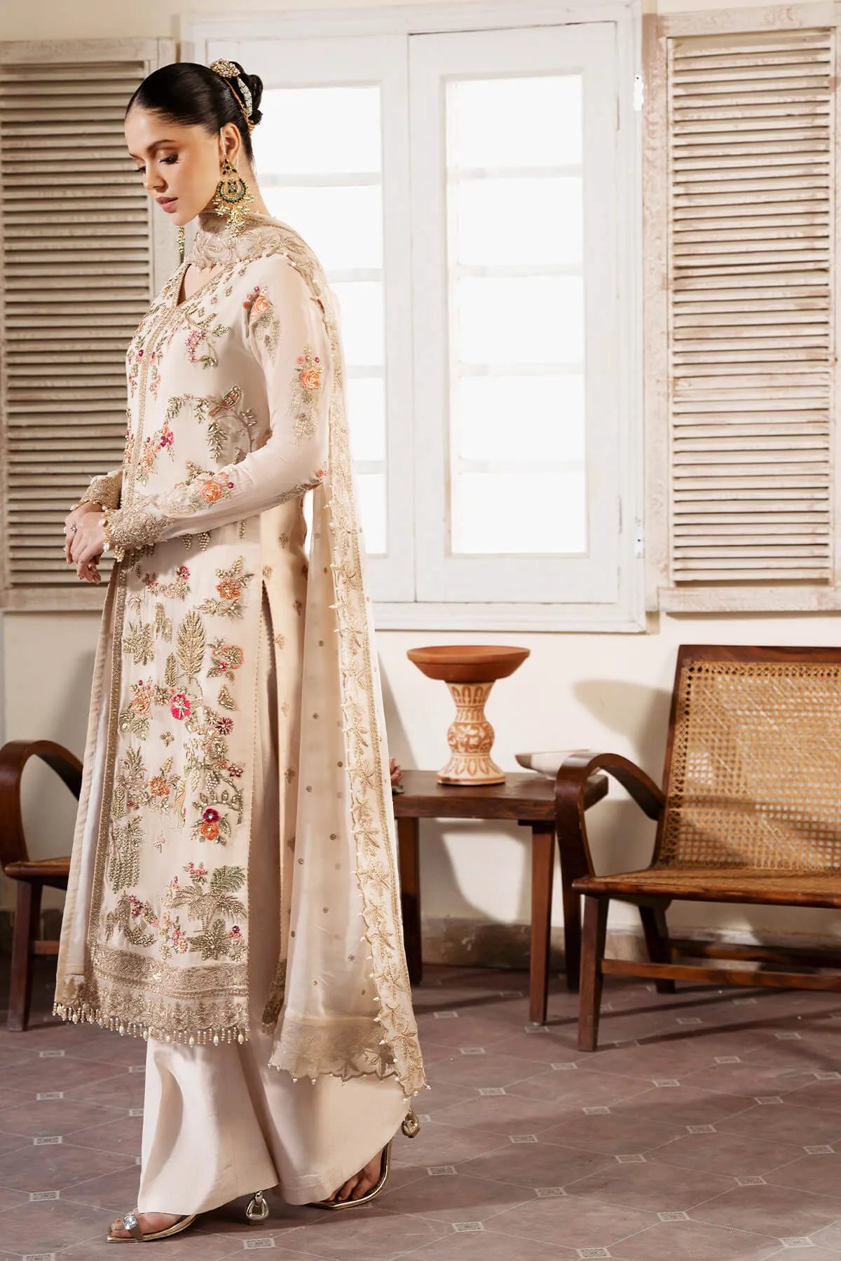 Serene Muse Luxury Chiffon Formals – S-1081 Perle