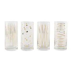 Set 4 vasos tubo cheers