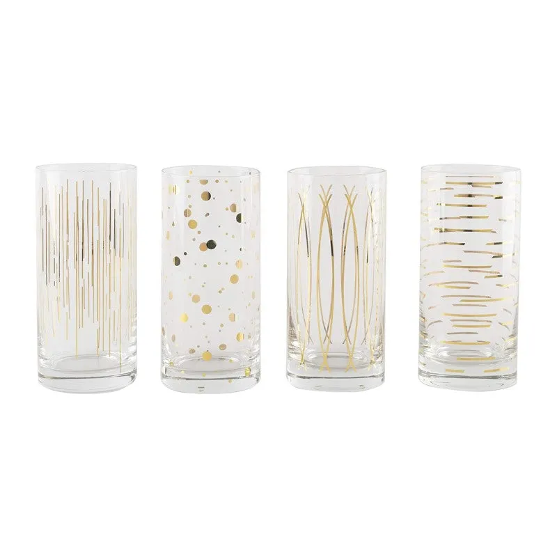 Set 4 vasos tubo cheers