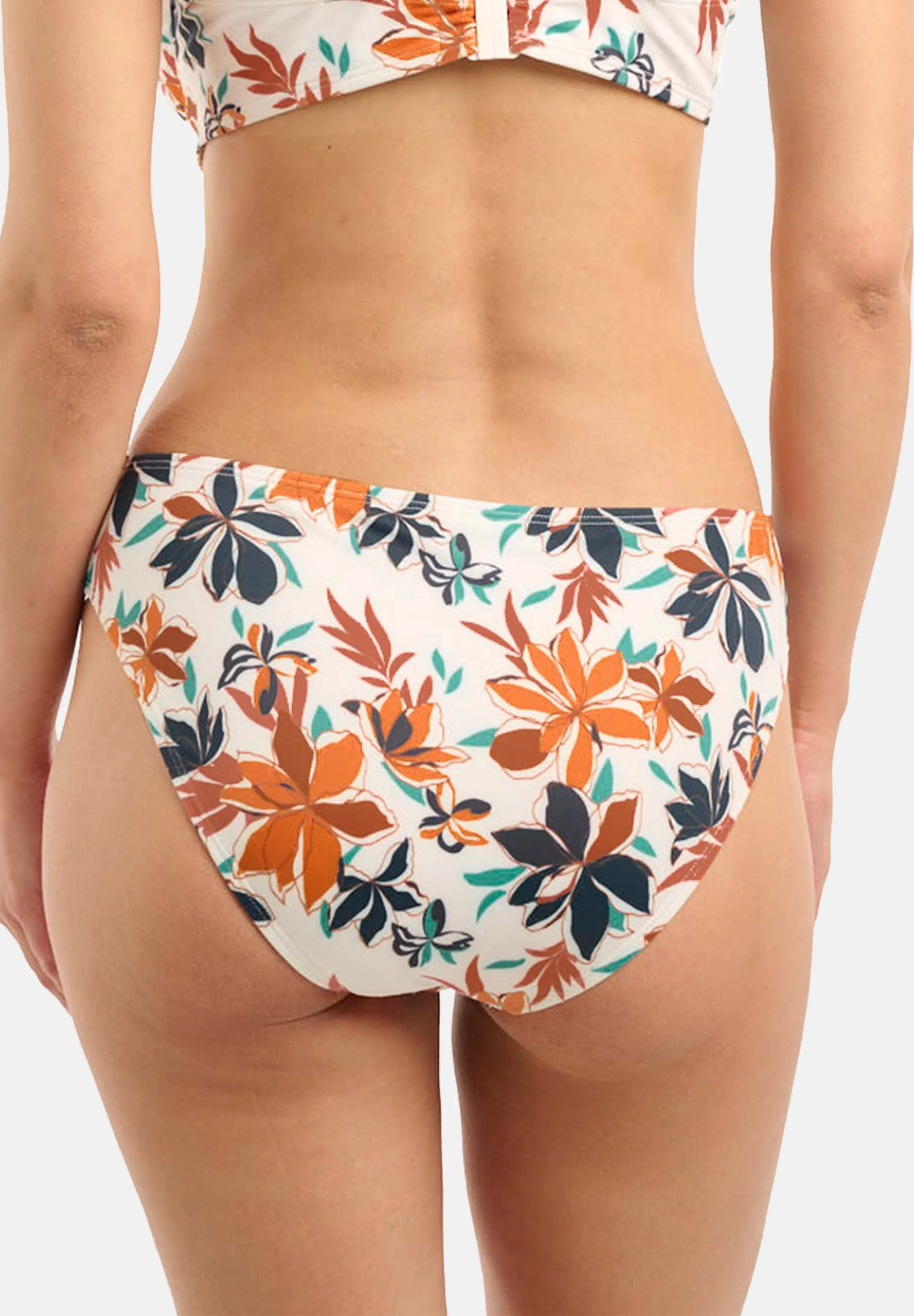 Slip de bain Staycation Imprimé Floral Ivoire