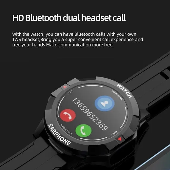 Smart watch con audífonos Bluetooth incluídos