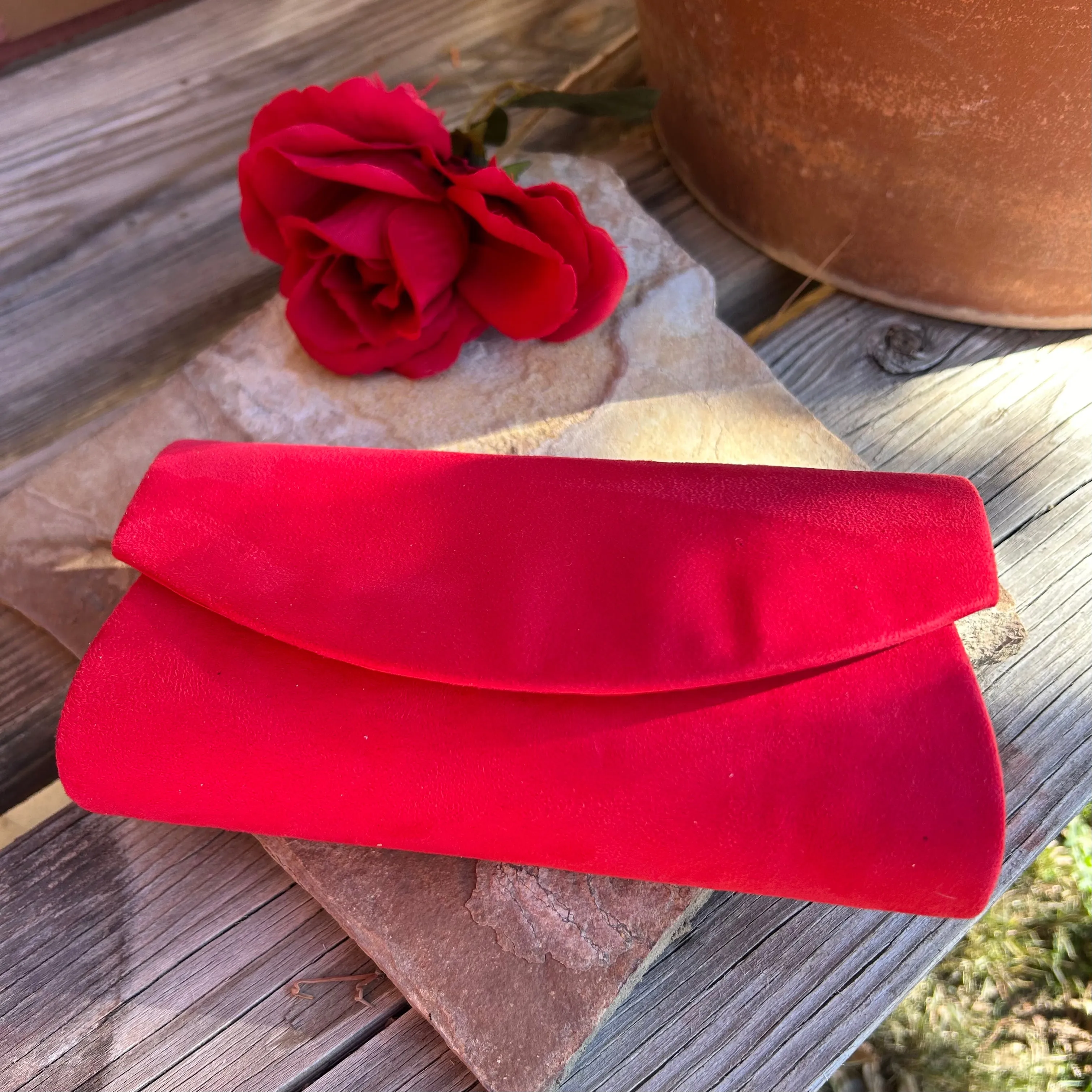 Special Occasion Faux Suede Clutch