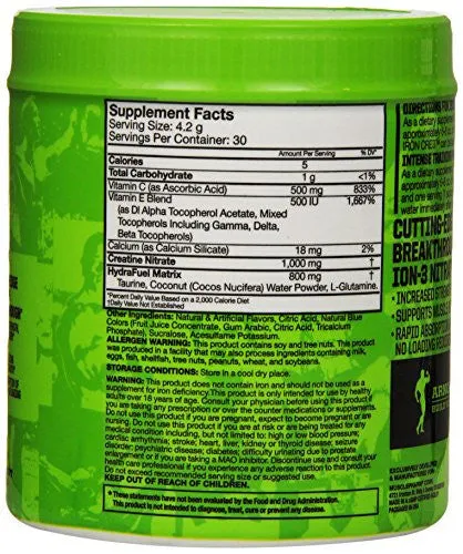 Suplemento de Creatina Iron CRE3 Muscle Pharm Arnold Schwarzenegger Series