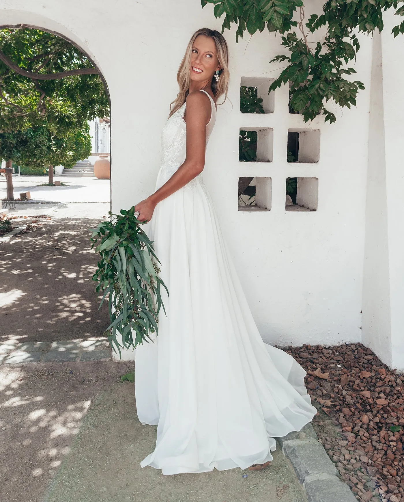 Vestido Largo de Novia Florencia Ivory