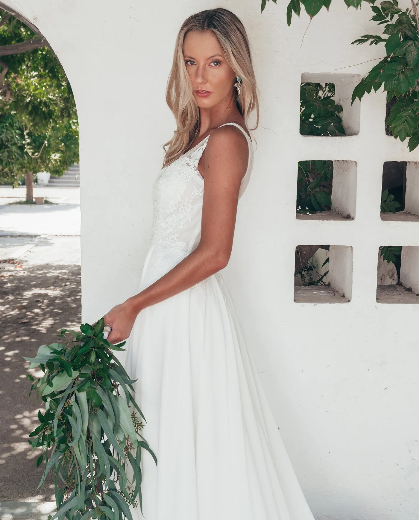 Vestido Largo de Novia Florencia Ivory