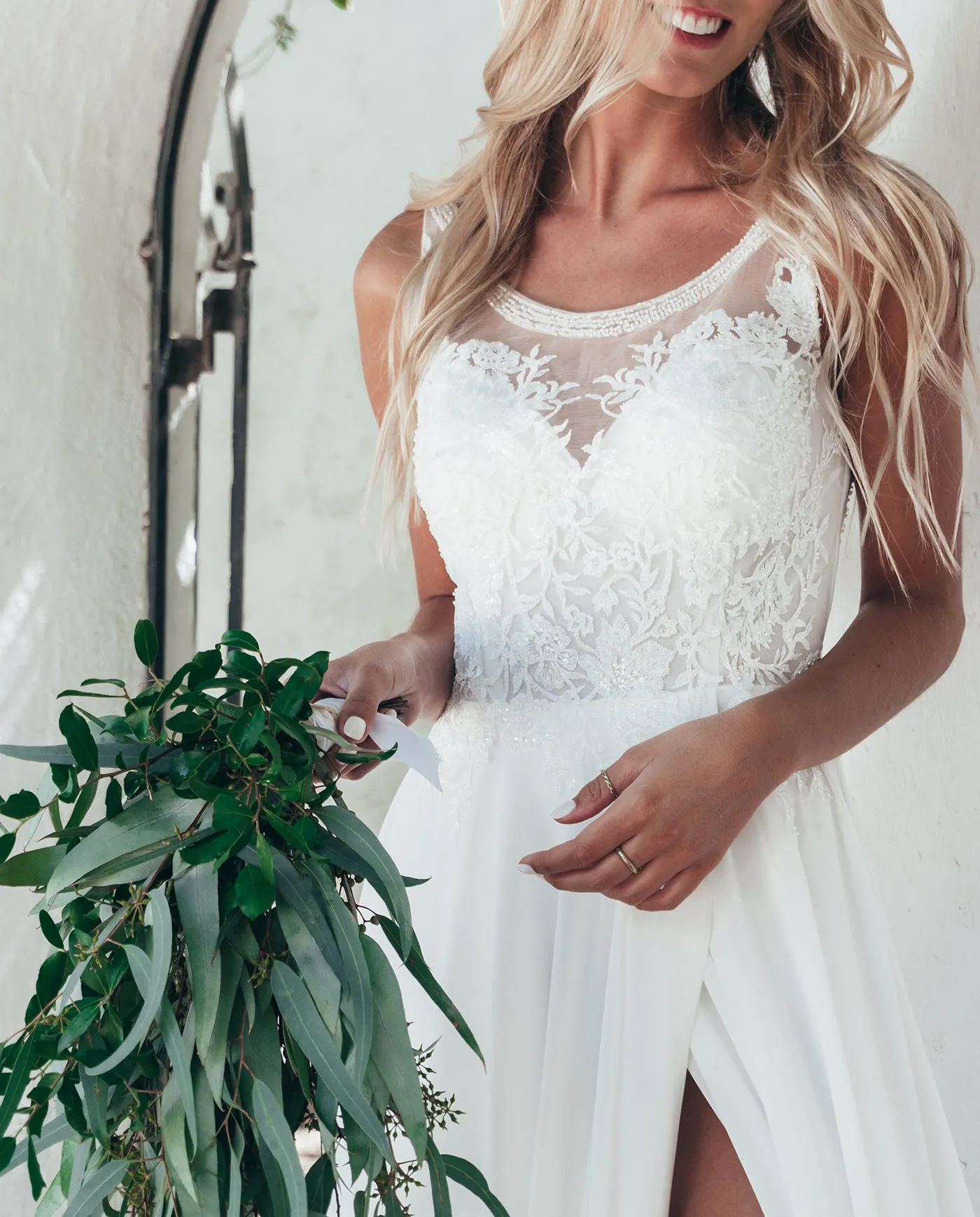 Vestido Largo de Novia Florencia Ivory