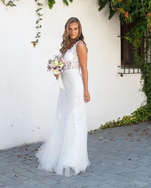 Vestido Largo de Novia Stella Blanco