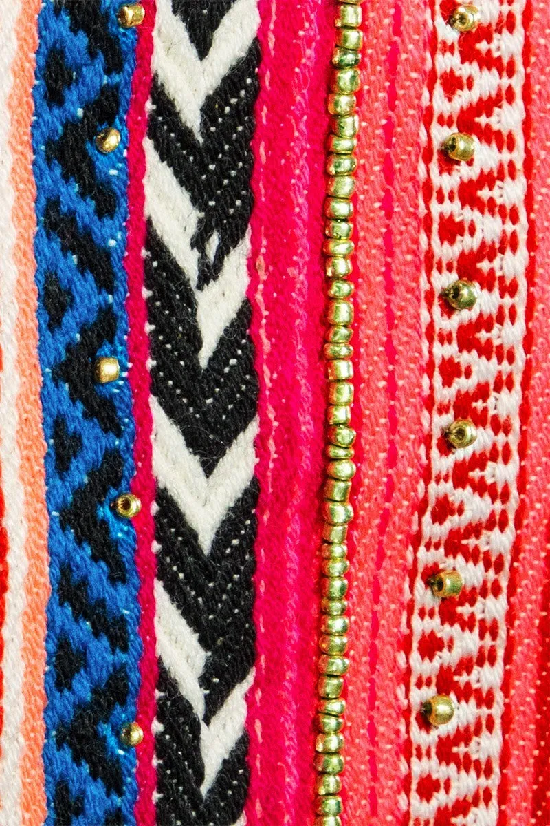 Western Zarape Ethnic Pattern Clutch