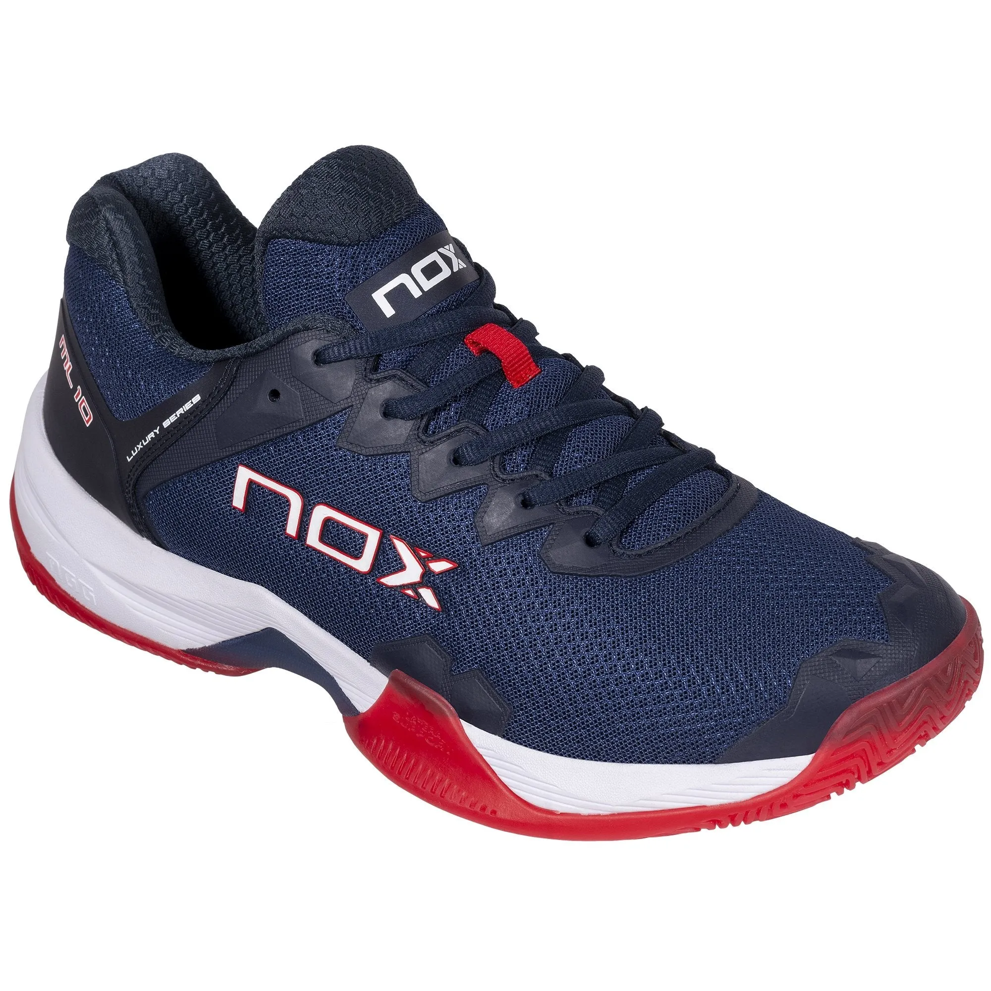 Zapatillas de Pádel Nox ML10 HEXA Azul marino/Rojo